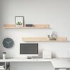 vidaXL Стенни рафтове 2 бр 110x11x9 см масивно борово дърво
