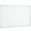 vidaXL Магнитна бяла дъска 80x50x1,7 см алуминий