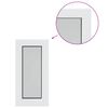 vidaXL Прозорец за мазе RISOR 30 x 70 cm PVC и стъкло