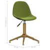 vidaXL Въртящи се трапезни столове, 4 бр, светлозелени, кадифе