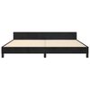 vidaXL Рамка за легло без матрак, черна, 200x200 см, кадифе