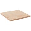 vidaXL Плот за маса, 60x60x2,5 см, бор масив, квадратен