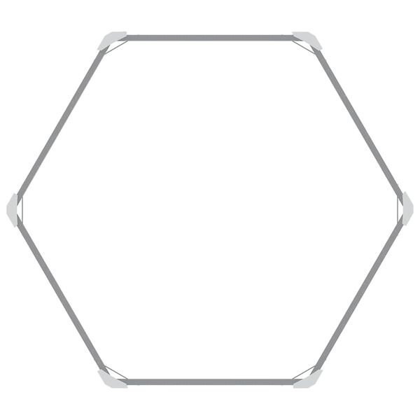 vidaXL Градинска висока леха поцинкована стомана 129x129x77 см зелена