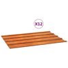vidaXL Покривни панели, 12 бр, ръждиви, 60x44 см, кортенова стомана