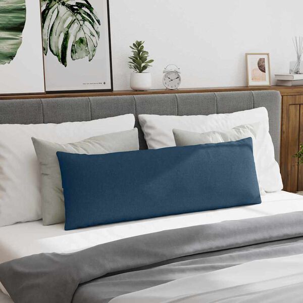 vidaXL Диван възглавници 2 pcs Синьо 120 x 40 cm текстил