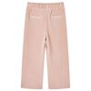 Детски панталон, кадифе, светлорозов, 92