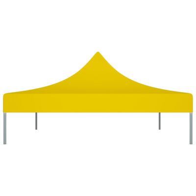 vidaXL Покривало за парти шатра, 4x3 м, жълто, 270 г/м²