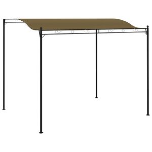 vidaXL Сенник, 3x2,4 м, таупе, 180 г/м&sup2;