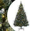 vidaXL Изкуствена коледна елха 300 LED 240 см