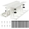 vidaXL Т Tray за управление на кабелите под бюрото 2 pcs Бяло