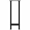 vidaXL Крака за конзолна маса, черни, 2 бр., 38 x (72-73) см, стомана