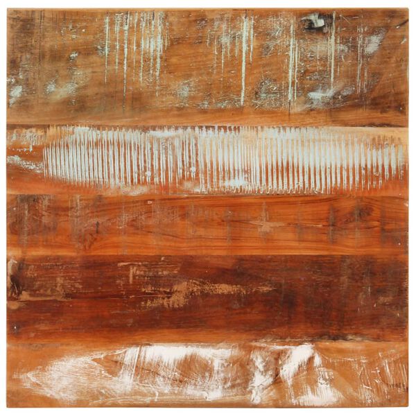 vidaXL Маса за кафе, 55x55x35 см, масивно регенерирано дърво