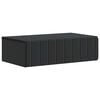 vidaXL Стенен страничен масичка Черно 59 x 34,5 x 17 см
