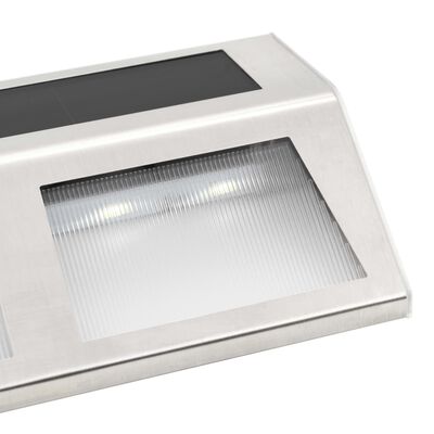 vidaXL Соларни лампи, 4 бр, LED светлина, топло бели