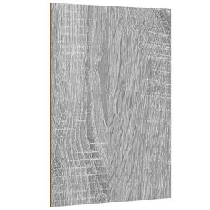 vidaXL Декор панели 12 бр. Сив Сонома 15 x 21 x 0,27 см