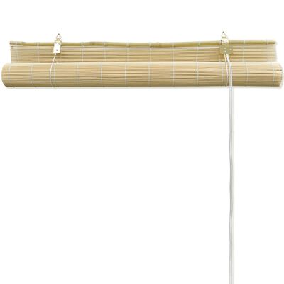 vidaXL Бамбукова ролетна щора, 80x220 см, естетвен цвят