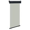 vidaXL Вертикална тента за балкон, 105x250 см, сива
