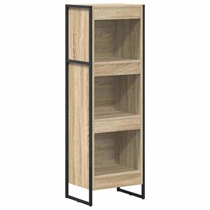 vidaXL Шкаф за книги 40 x 30 x 121 см Инженерна дървесина Сонома