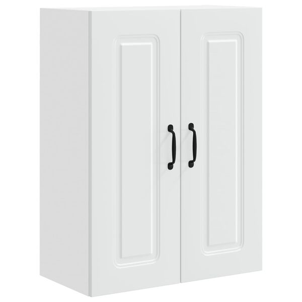 vidaXL Кухненски шкаф Kalmar Бяло 60 x 31 x 80 см Инженерно дърво