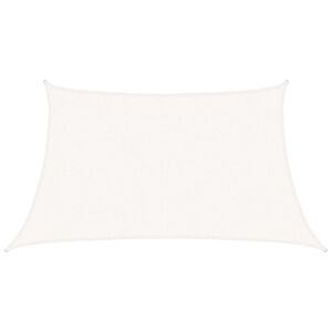 vidaXL Платно-сенник, 160 г/м&sup2;, бяло, 3/4x2 м, HDPE