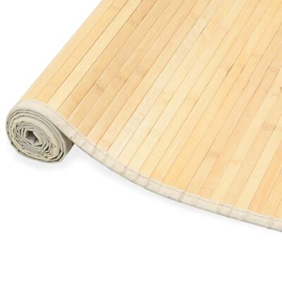 vidaXL Бамбуков килим, 160x230 см, естествен цвят