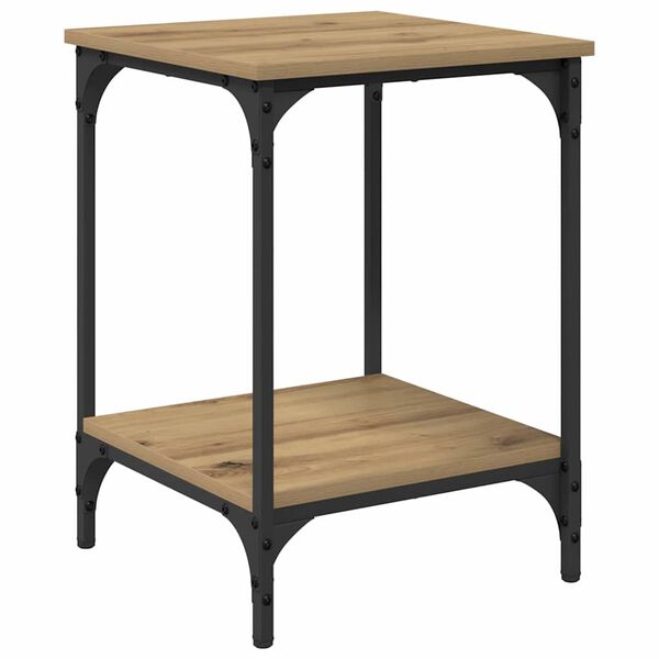 vidaXL Масичка за кафе Дъб 40 x 40 x 55 см Инженерно дърво