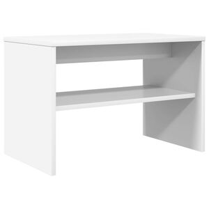 vidaXL ТВ шкаф 60 x 35 x 40 см Бяло Инженерна дървесина