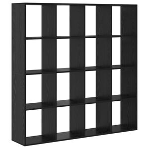 vidaXL Шкаф за книги 16 нива 137,5 x 29 x 137,5 см Инженерна дървесина
