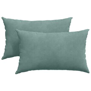 vidaXL Диван възглавници 2 pcs Морско зелено 50 x 30 cm