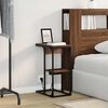 vidaXL Нощен шкаф Кафяв дъб 41,5 x 26 x 60,5 см Инженерно дърво