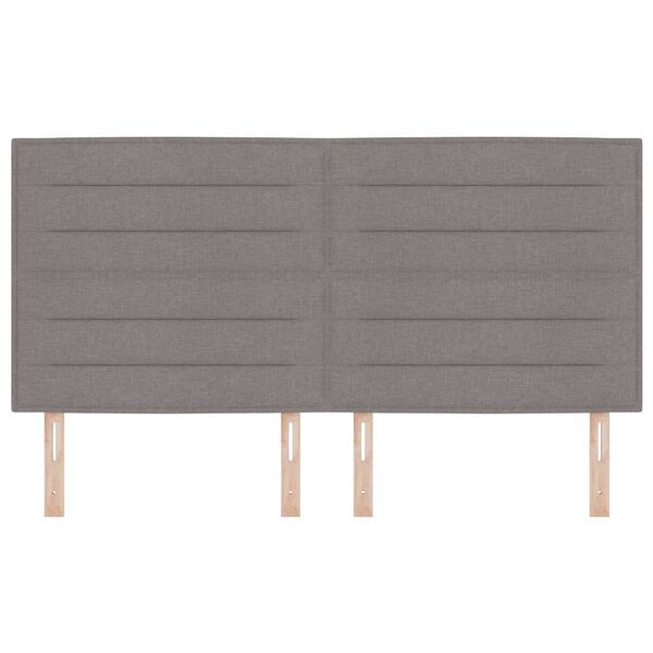 vidaXL Облегалка за глава Таупе 180 cm текстил