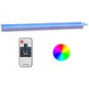 vidaXL Преливник за водопад с RGB LED, неръждаема стомана, 108 см