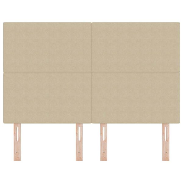 vidaXL Облегалка за глава Светлозелено сиво 160 cm Изкуствена