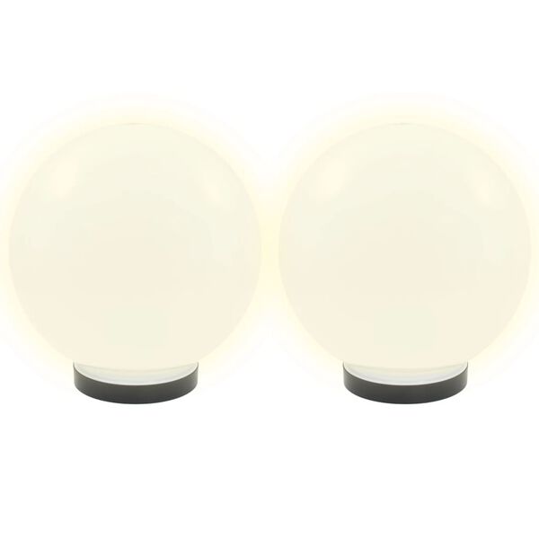vidaXL Градински сфери за LED лампи, 4 бр, 25 см, PMMA