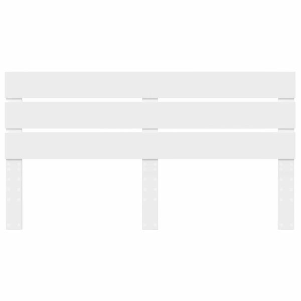 vidaXL Облегалка за глава Бяло 200 cm Инженерно дърво