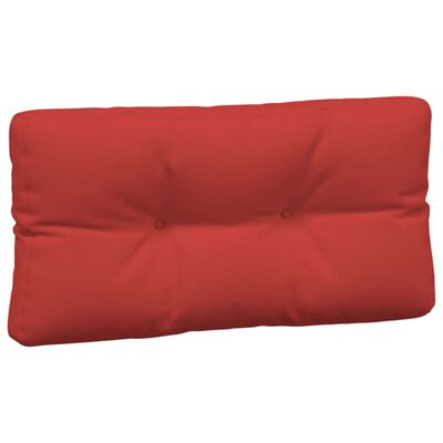 vidaXL Палетни възглавници, 5 бр, червени, текстил