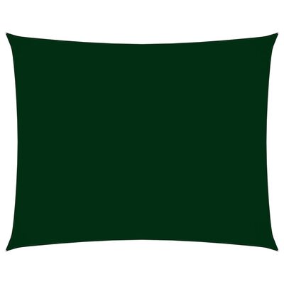vidaXL Платно-сенник, Оксфорд плат, правоъгълно, 2x3,5 м, тъмнозелено