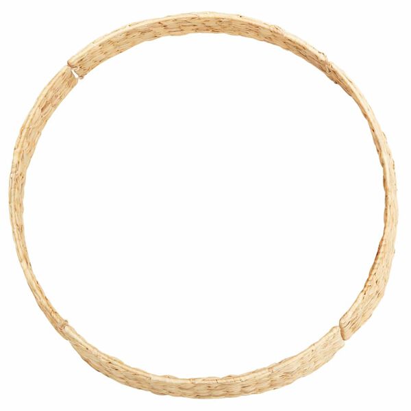 vidaXL Коло за коледно дърво Кафяво 90 x 90 x 28 cm Воден хиацинт