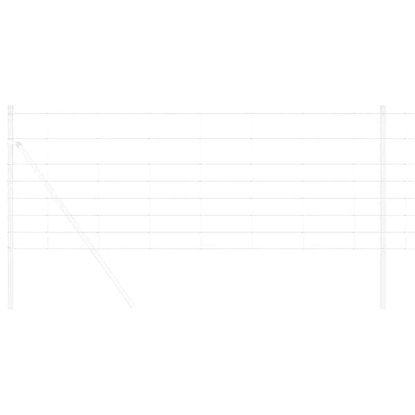 vidaXL Ограда за пасища Сребрист 100 x 0,8 м Поцинкована стомана