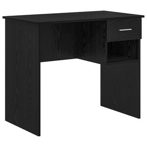 vidaXL Бюро Черния дъб 90 x 49 x 75 см Инженерна дървесина