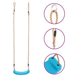 vidaXL Люлка за деца, светлосиня