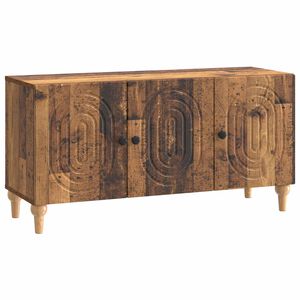 vidaXL ТВ шкаф Старо дърво 99 x 34,5 x 50 см Инженерна дървесина
