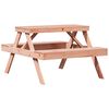 vidaXL Маса за пикник 105x134x75 см дугласко дърво масив