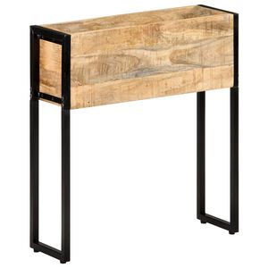 vidaXL Плантер, 60x20x68 см, грубо мангово дърво