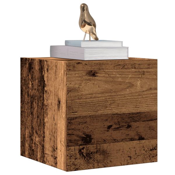 vidaXL Стенни шкафове за телевизор от старо дърво 30,5x30x30 cm