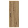 vidaXL Стенен шкаф, дъб артизан, 34,5x34x90 см, инженерно дърво