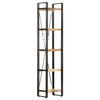 vidaXL Библиотека с 5 рафта, 40x30x180 см, манго масив