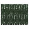 vidaXL Завеса за балкон с листа Тъмнозелено 200 x 150 cm
