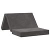 vidaXL Сгъваем диван легло 80 x 67 x 45 см Тъмносиво