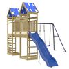 vidaXL Комбинирано детско съоръжение за игра, импрегниран бор